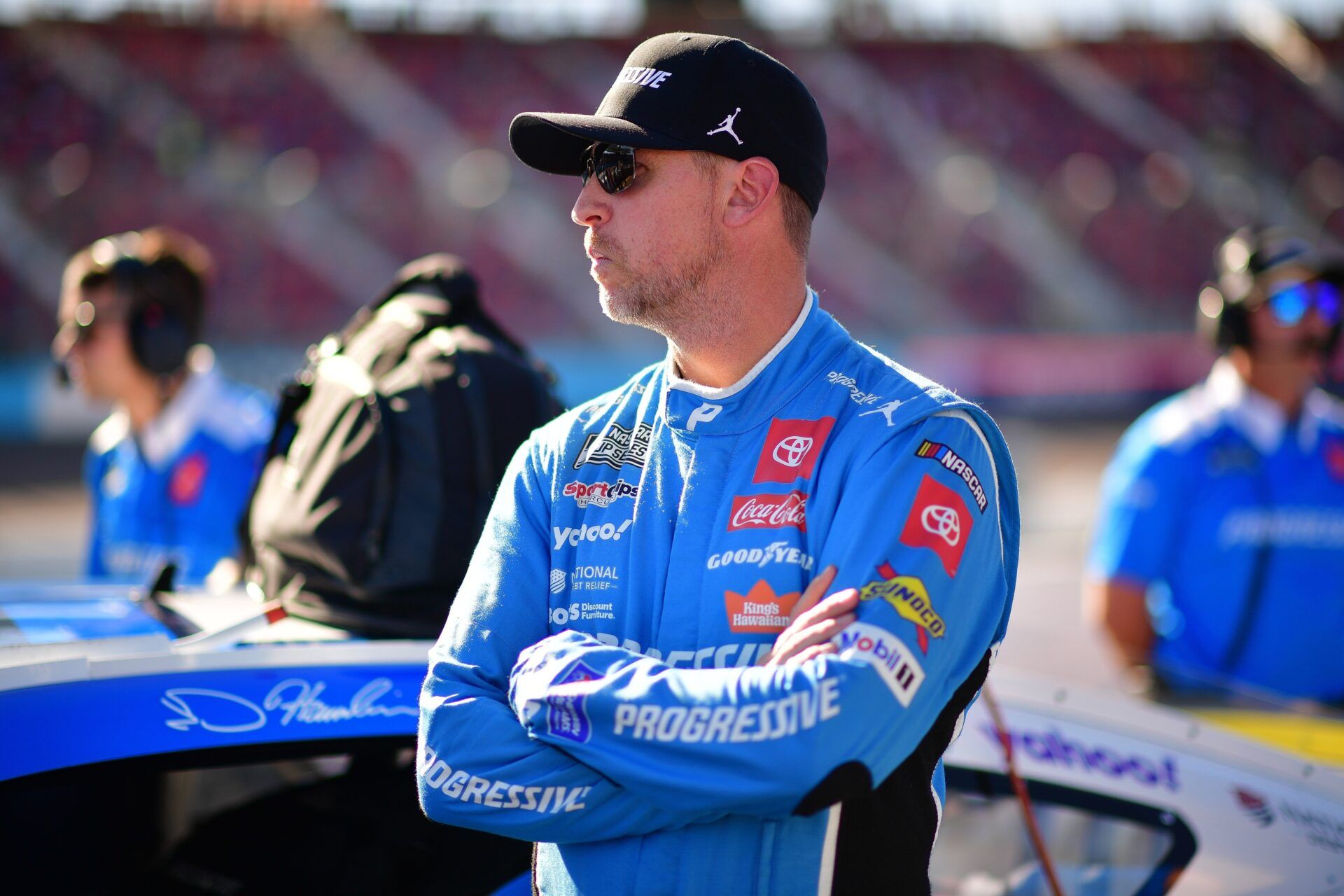 NASCAR Cup Series driver Denny Hamlin (11) during qualifying at Phoenix Raceway.