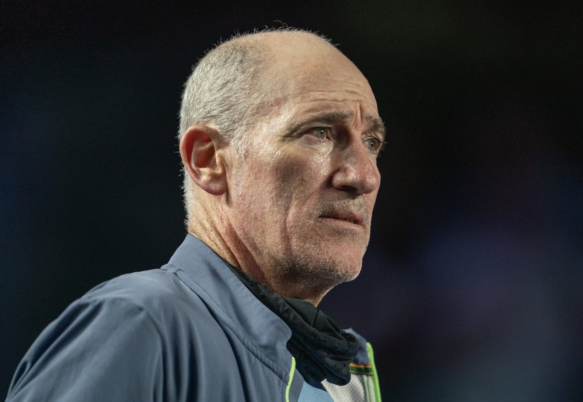 Brad Gilbert in attendance as the coach for Coco Gauff (USA) in her match against Marketa Vondrousova (CZE) on day six of the GNP Saguaros WTA Finals Cancun.