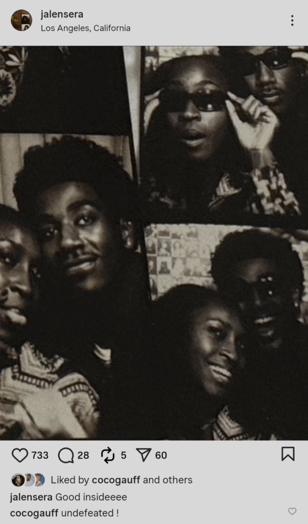 Coco Gauff featured in boyfriend Jalen Sera's Los Angeles highlights