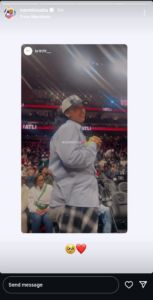 Naomi Osaka's Instagram story