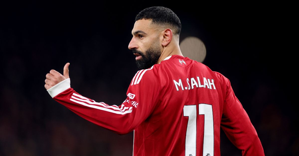 Liverpool winger Mohamed Salah not seeing eye to eye with Arne Slot. (Image: Imagn)