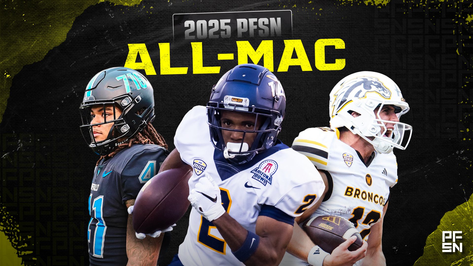 PFSN All-MAC Football Team Headlined by Broc Lowry, Red Murdock
