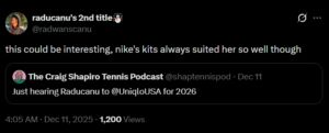 Screengrab of a tweet on X