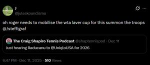 Screengrab of a tweet on X