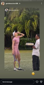 Eugenie Bouchard on Instagram