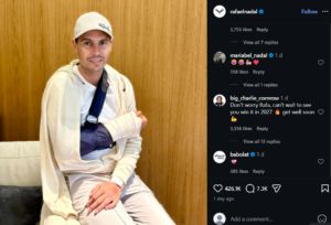 Rafael Nadal on Instagram