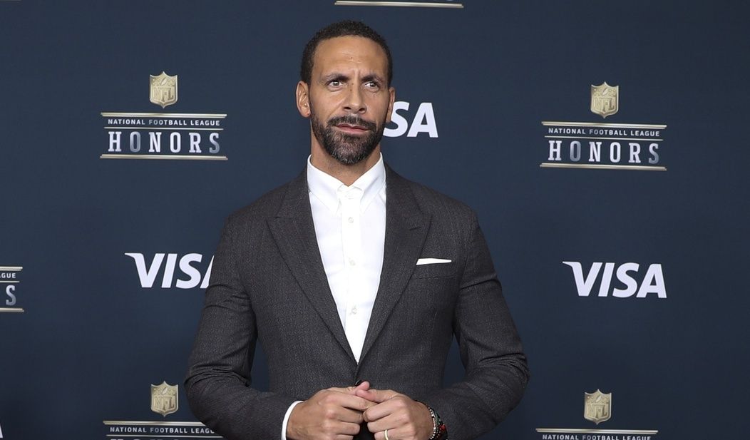 Soccer player Rio Ferdinand arrives on the red carpet prior to the 6th Annual NFL Honors at Wortham Theater.