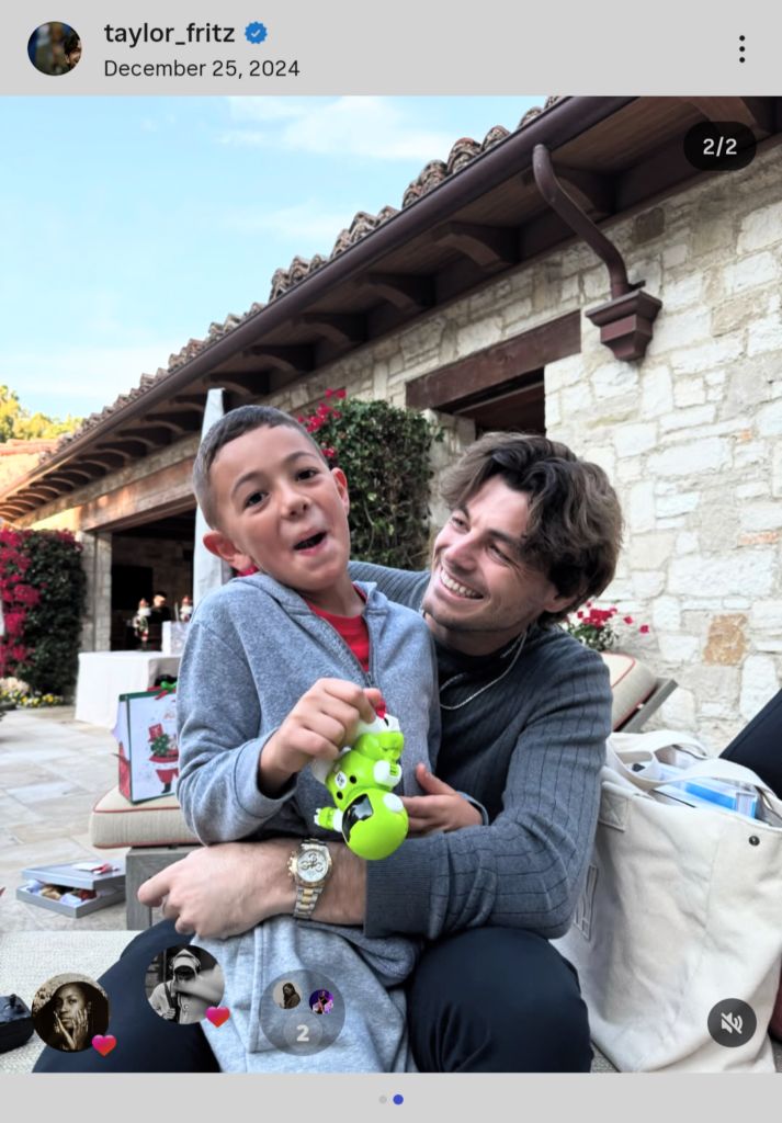 Taylor Fritz on Instagram