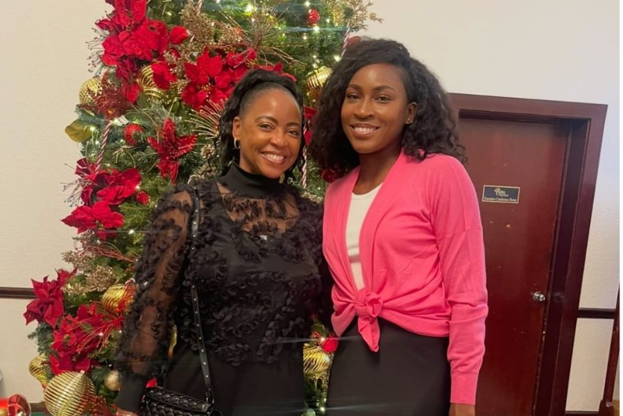 Coco Gauff and Mother Candi Immerse in the Christmas Spirit With Family and Friends After Church