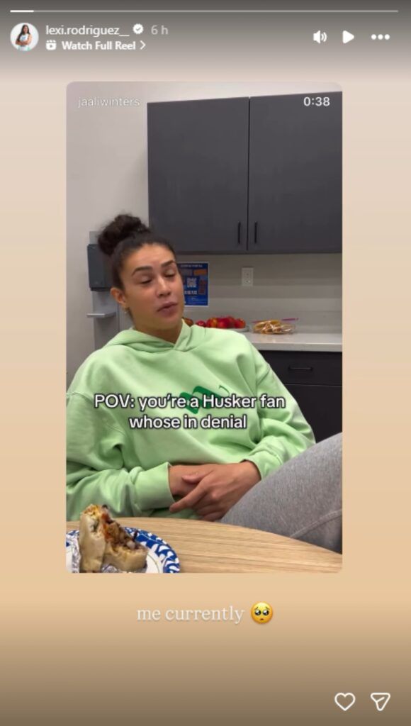 Lexi Rodriguez refuses to believe that Nebraska Volleyball has exited NCAA title contention 