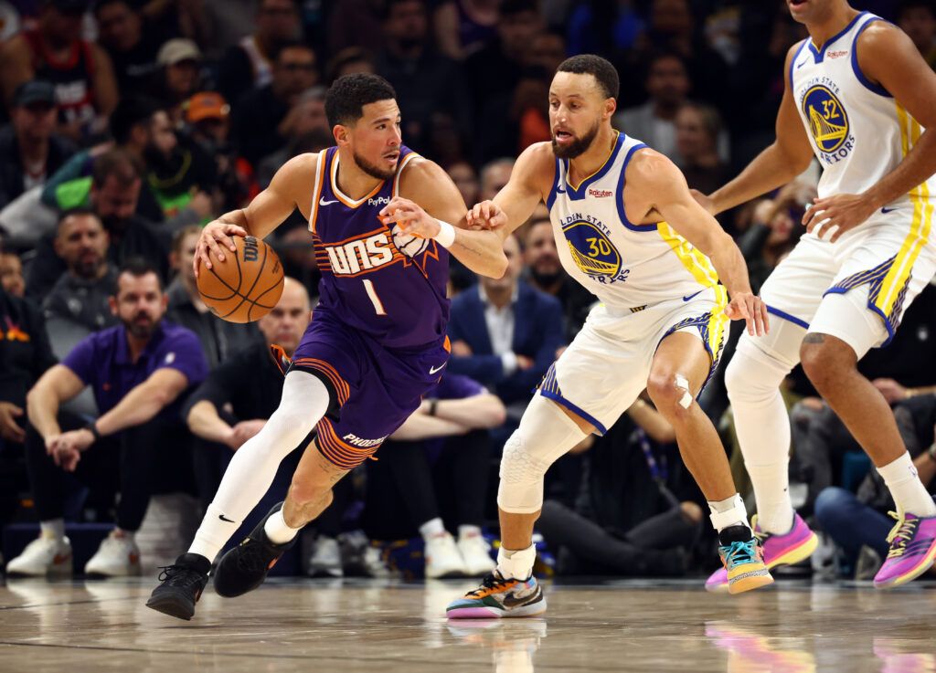 Devin Booker Shows Love to Stephen Curry for Rocking His Signature Sneaker During Warriors-Suns Game