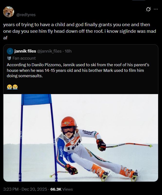 Screengrab of a tweet on X