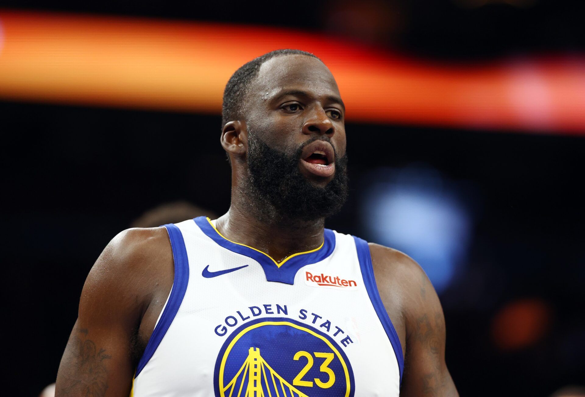 Golden State Warriors forward Draymond Green (23) against the Phoenix Suns at Mortgage Matchup Center.