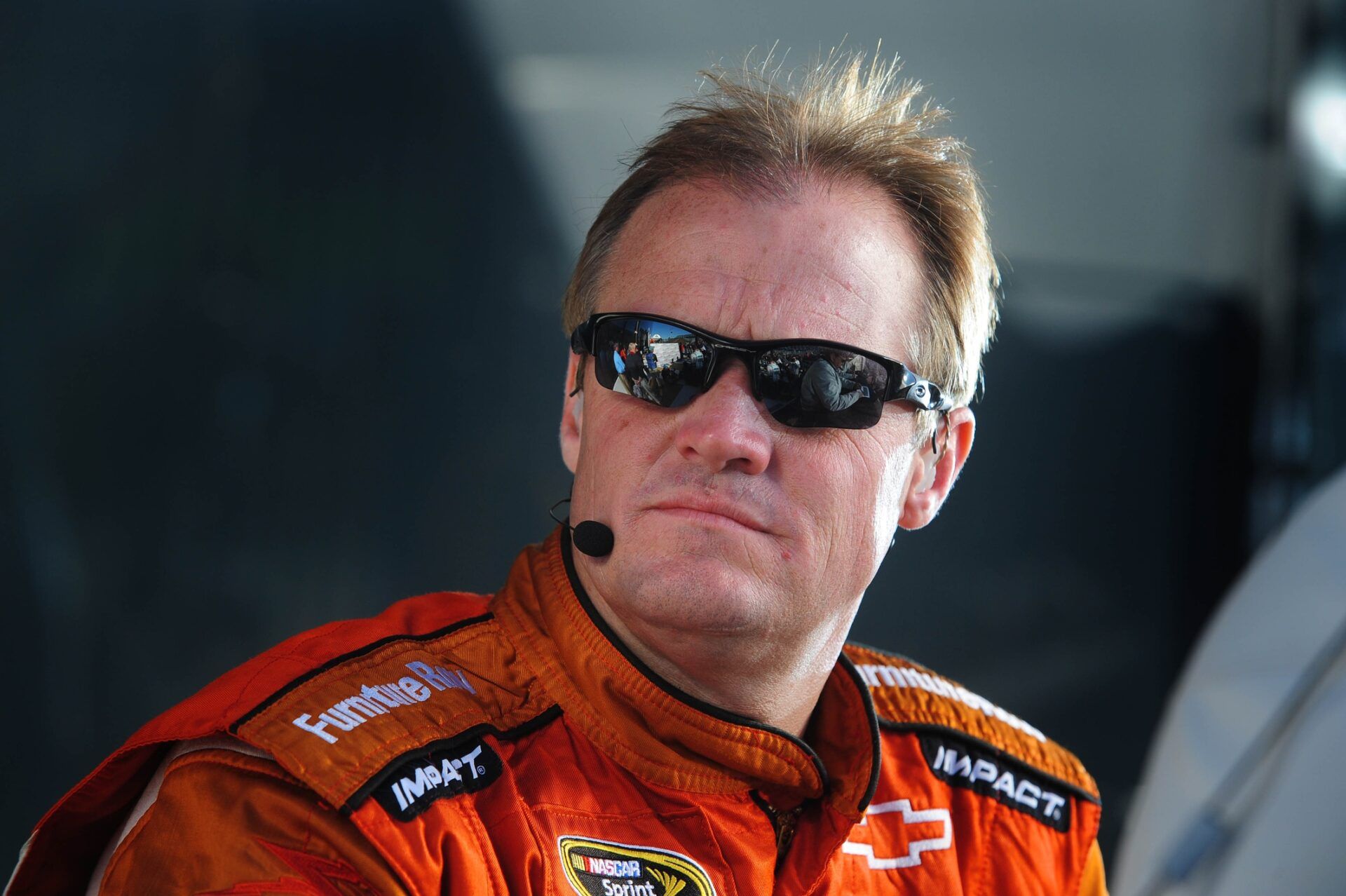 Nascar Sprint Cup Series driver Kenny Wallace during qualifying for the Daytona 500 at Daytona International Speedway.