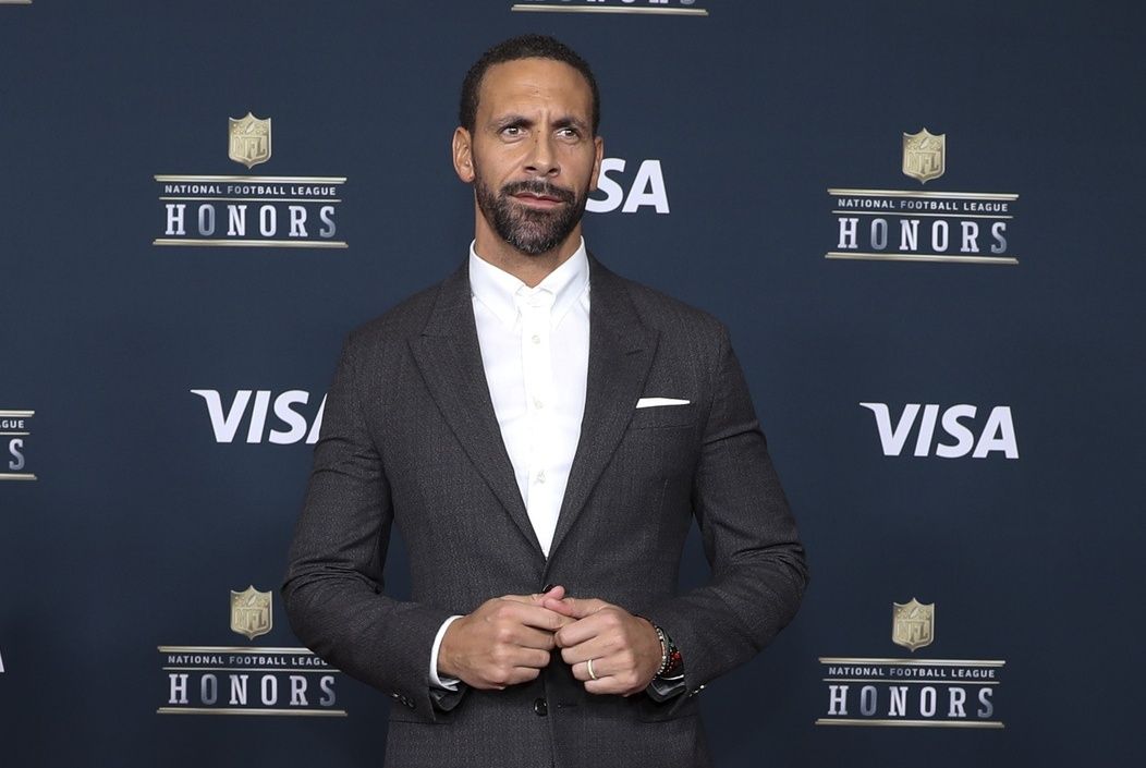 Soccer player Rio Ferdinand arrives on the red carpet prior to the 6th Annual NFL Honors at Wortham Theater.