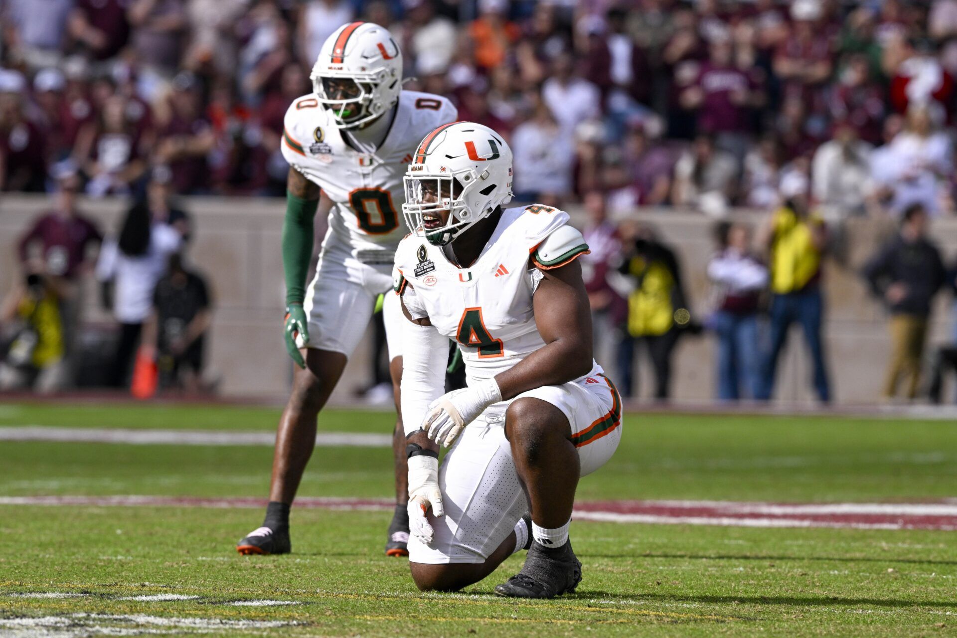 NFL Draft Prospects Playing Today Carnell Tate, Rueben Bain Jr