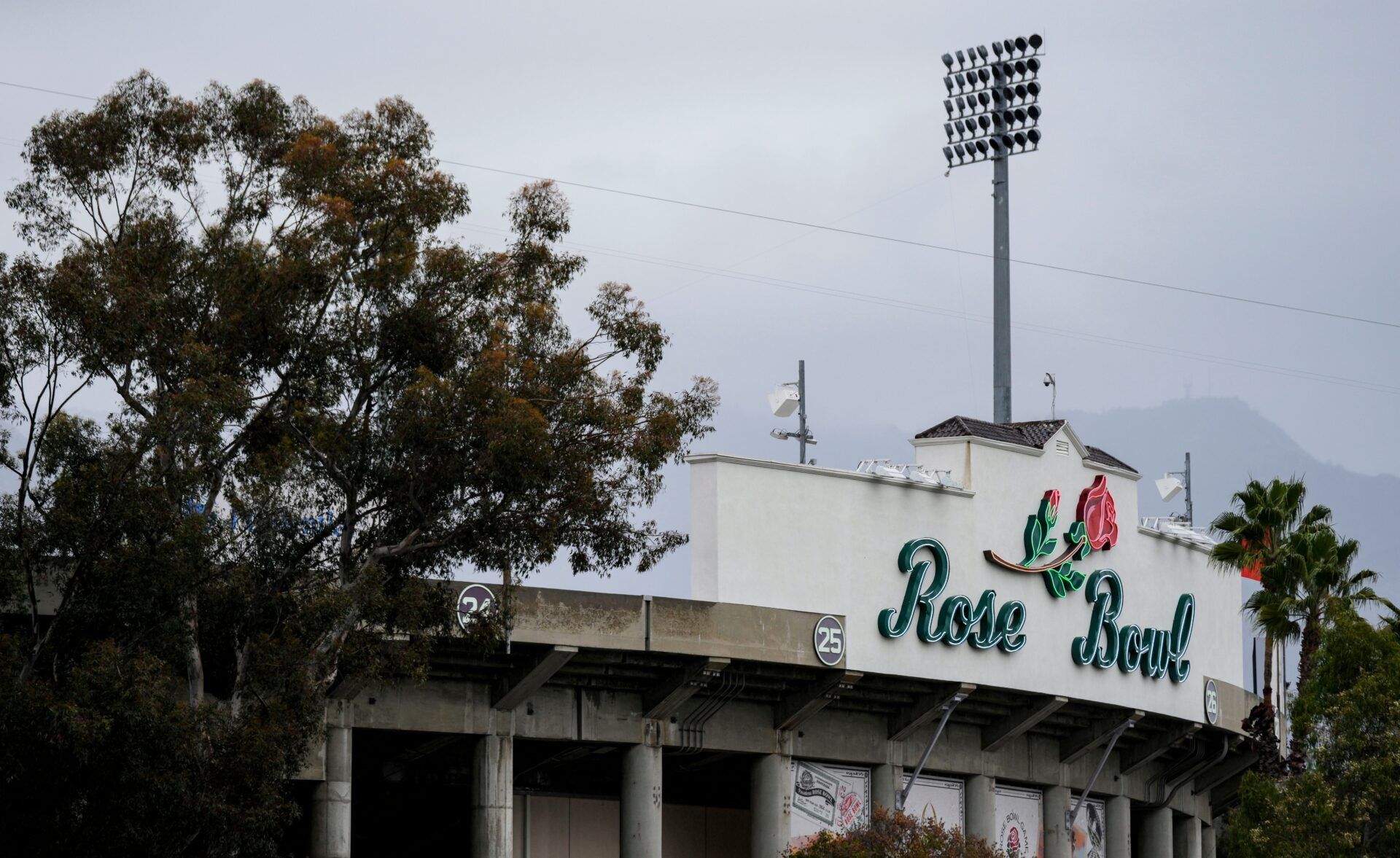 The Rose Bowl Stadium on Wednesday, Dec. 31, 2025, during the Rose Bowl Bash in Pasadena.