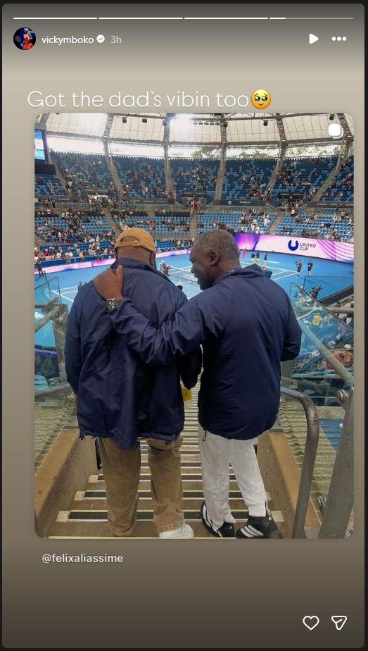 Screenshot of Victoria Mboko’s Instagram story | Source: IG/vickymboko