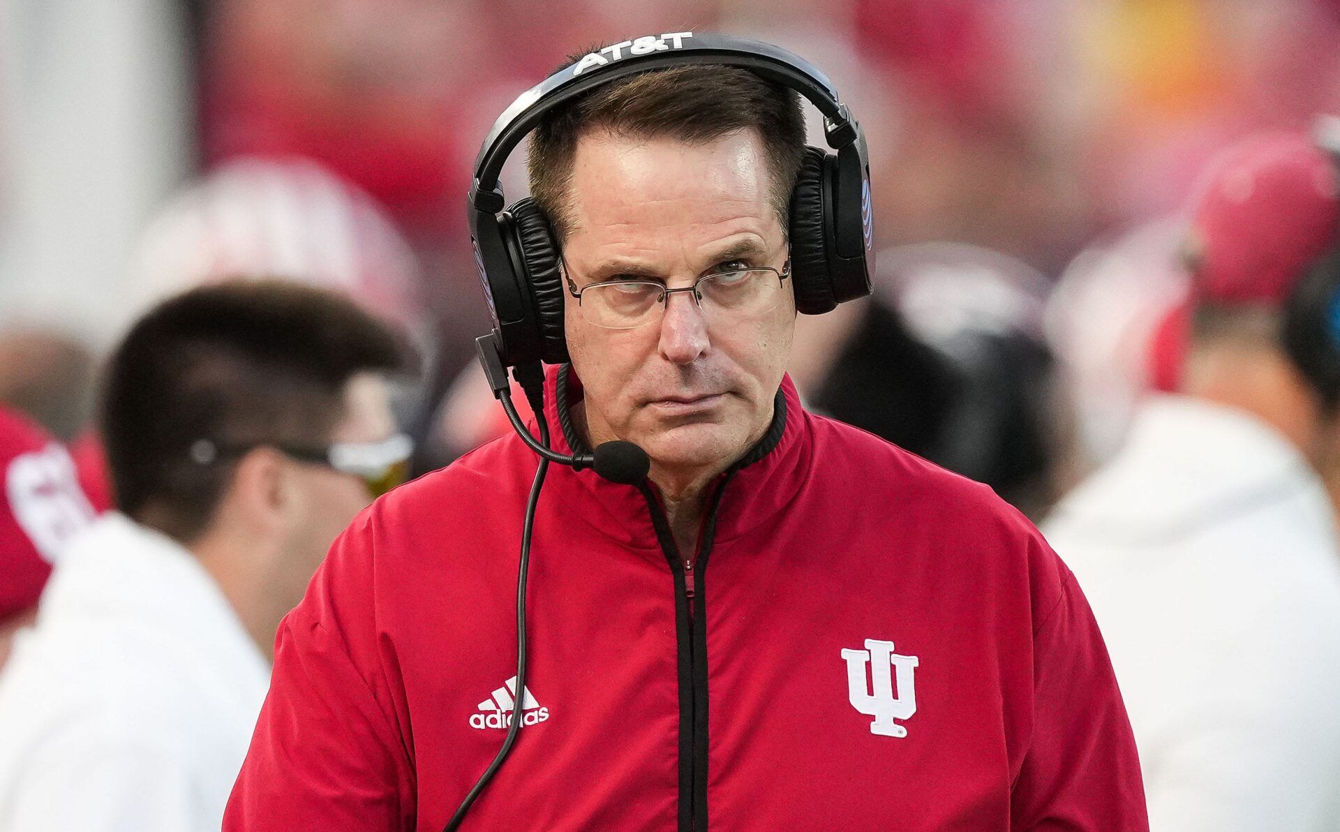 Indiana Hoosiers head coach Curt Cignetti walks up the sidelines Thursday, Jan. 1, 2026, during the 112th annual Rose Bowl game in Pasadena. Indiana Hoosiers defeated Alabama Crimson Tide, 38-3.