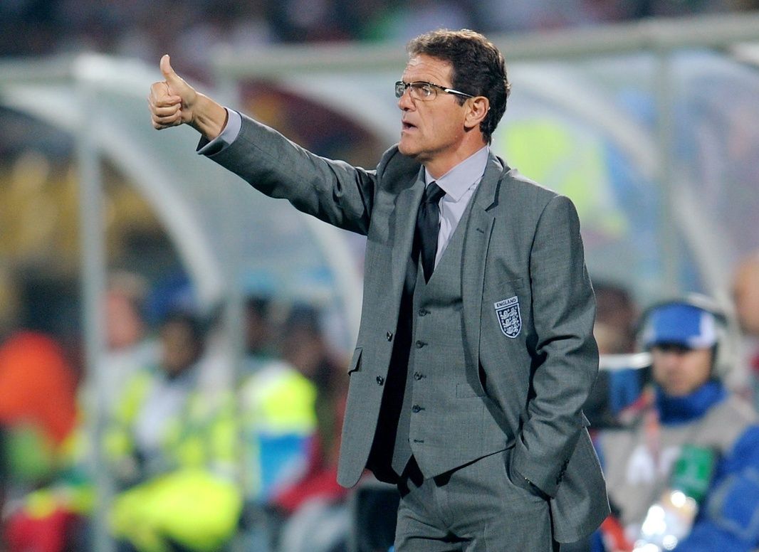 England head coach Fabio Capello during group C play against USA at Royal Bafokeng Stadium.