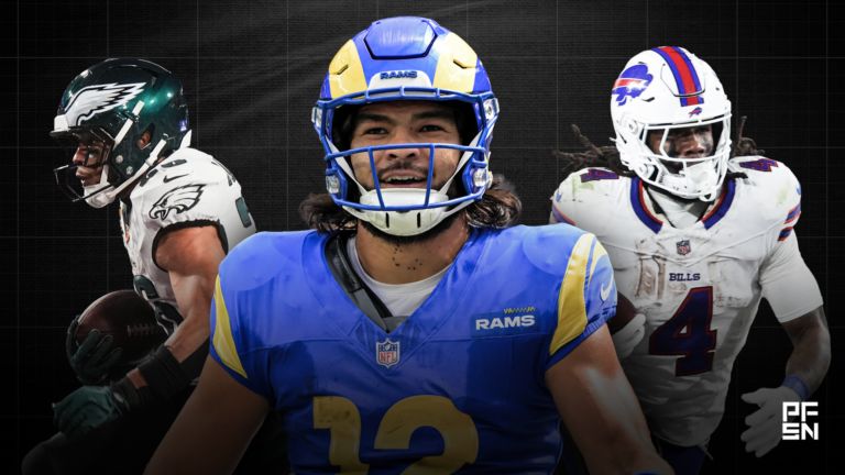Full-Length Playoff Fantasy Football Picks Include James Cook, Saquon Barkley, and Puka Nacua