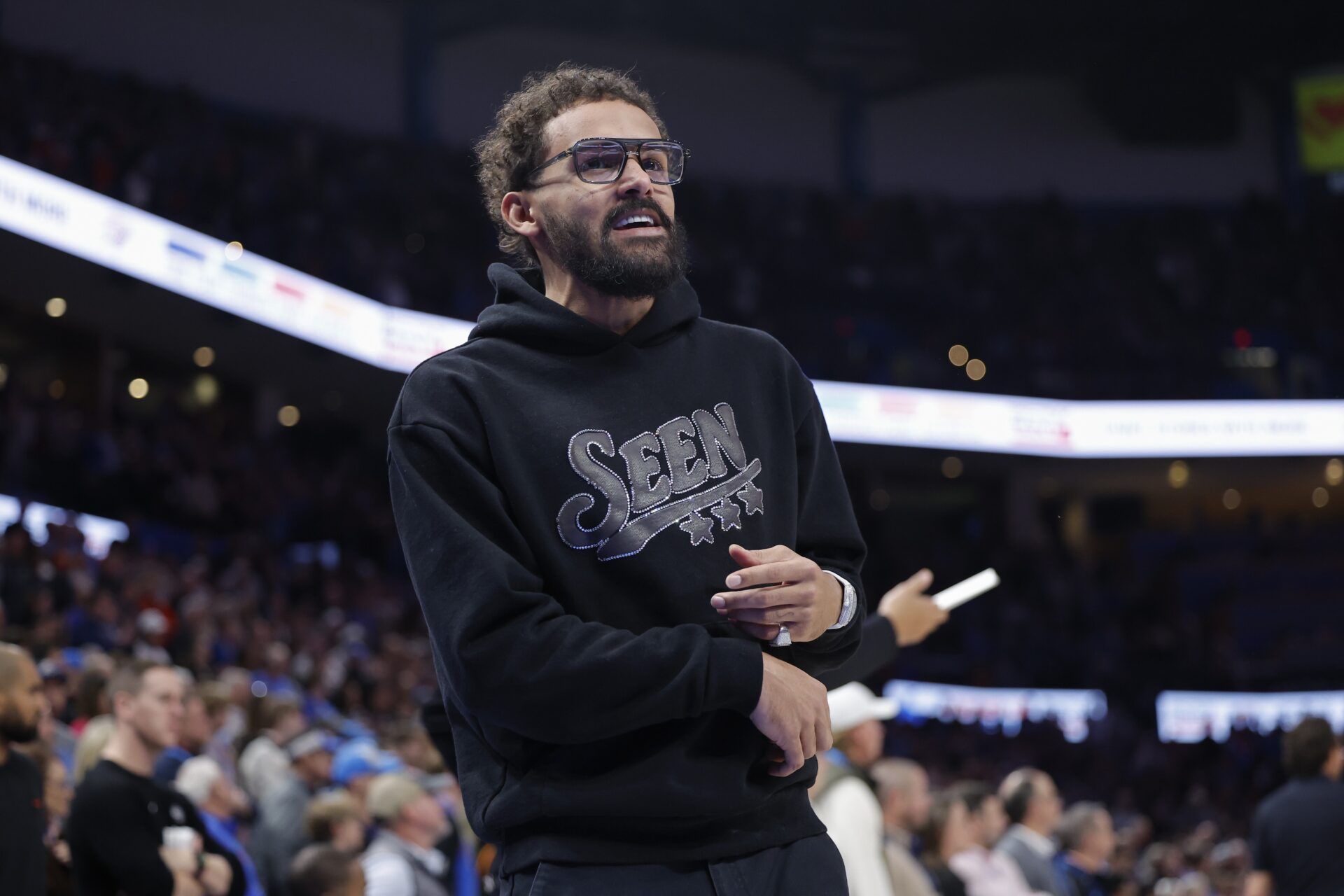 Atlanta Hawks guard Trae Young during the second half against the Atlanta Hawks at Paycom Center.