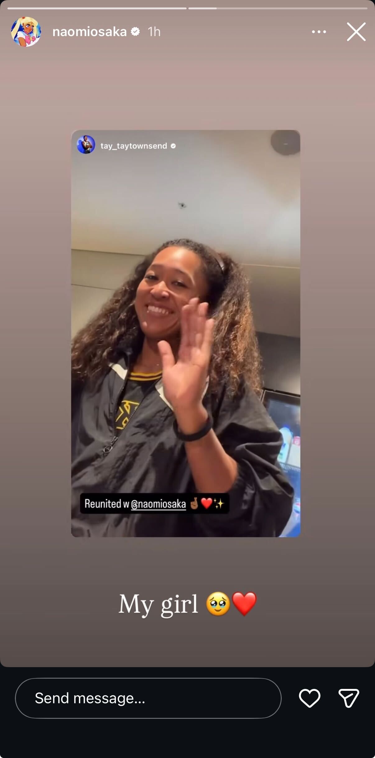 Naomi Osaka on Instagram