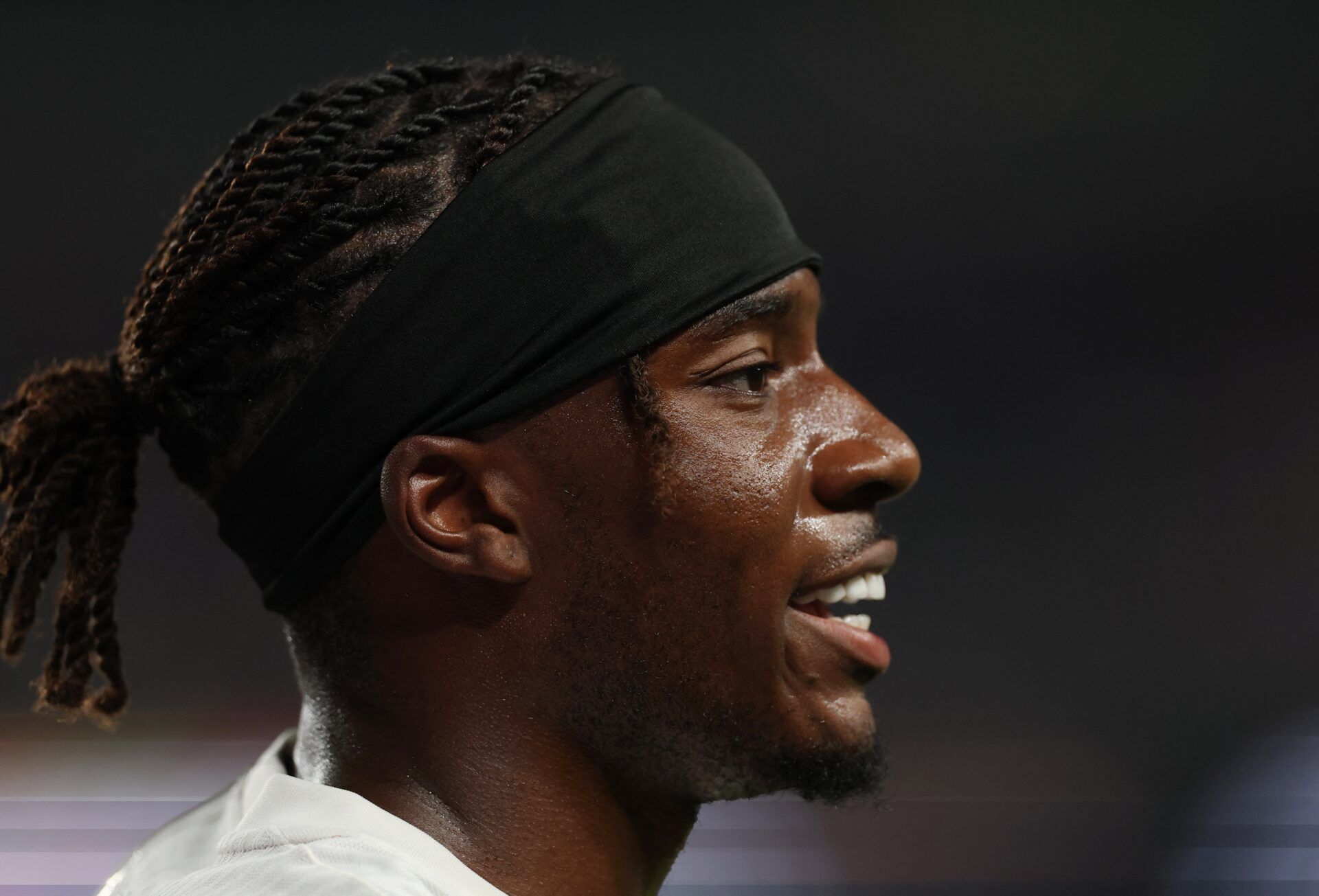 [Subscription Customers Only] Jun 24, 2025; Philadelphia, Pennsylvania, USA; Chelsea FC forward Noni Madueke (11) reacts during a group stage match of the 2025 FIFA Club World Cup at Lincoln Financial Field.