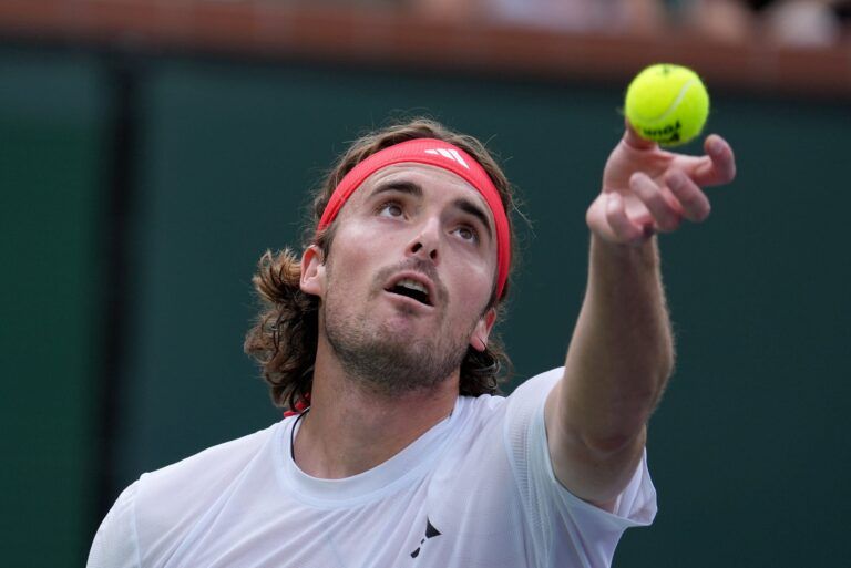 Stefanos Tsitsipas and Aleksandar Vukic will lock horns for a place in the second round of the Adelaide International.