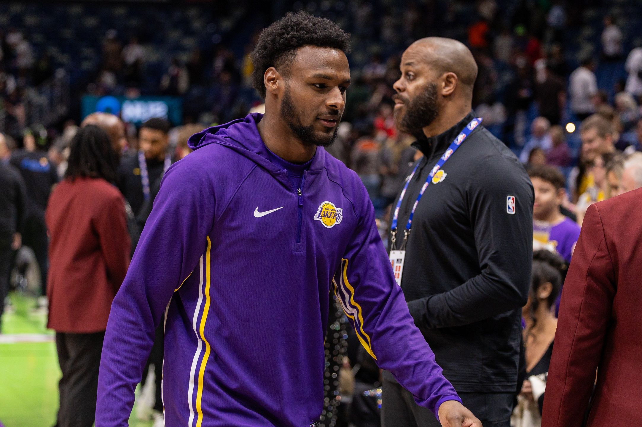 NBA Fans React To Bronny James 6 Point Performance In Lakers Kings Game Nba Fans React Bronny James 01 13 26 