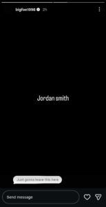 Frances Tiafoe's Instagram story