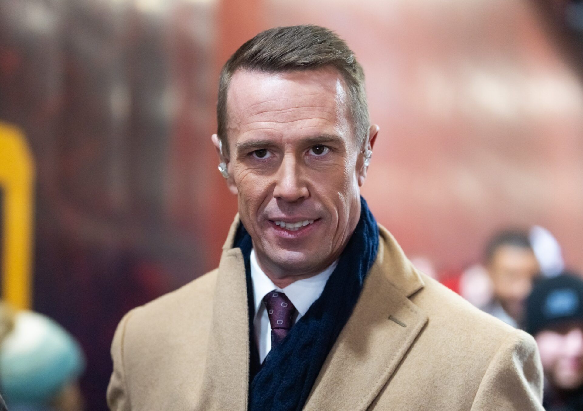 Former player Matt Ryan in attendance of the Kansas City Chiefs game against the Buffalo Bills in the AFC Championship game at GEHA Field at Arrowhead Stadium.