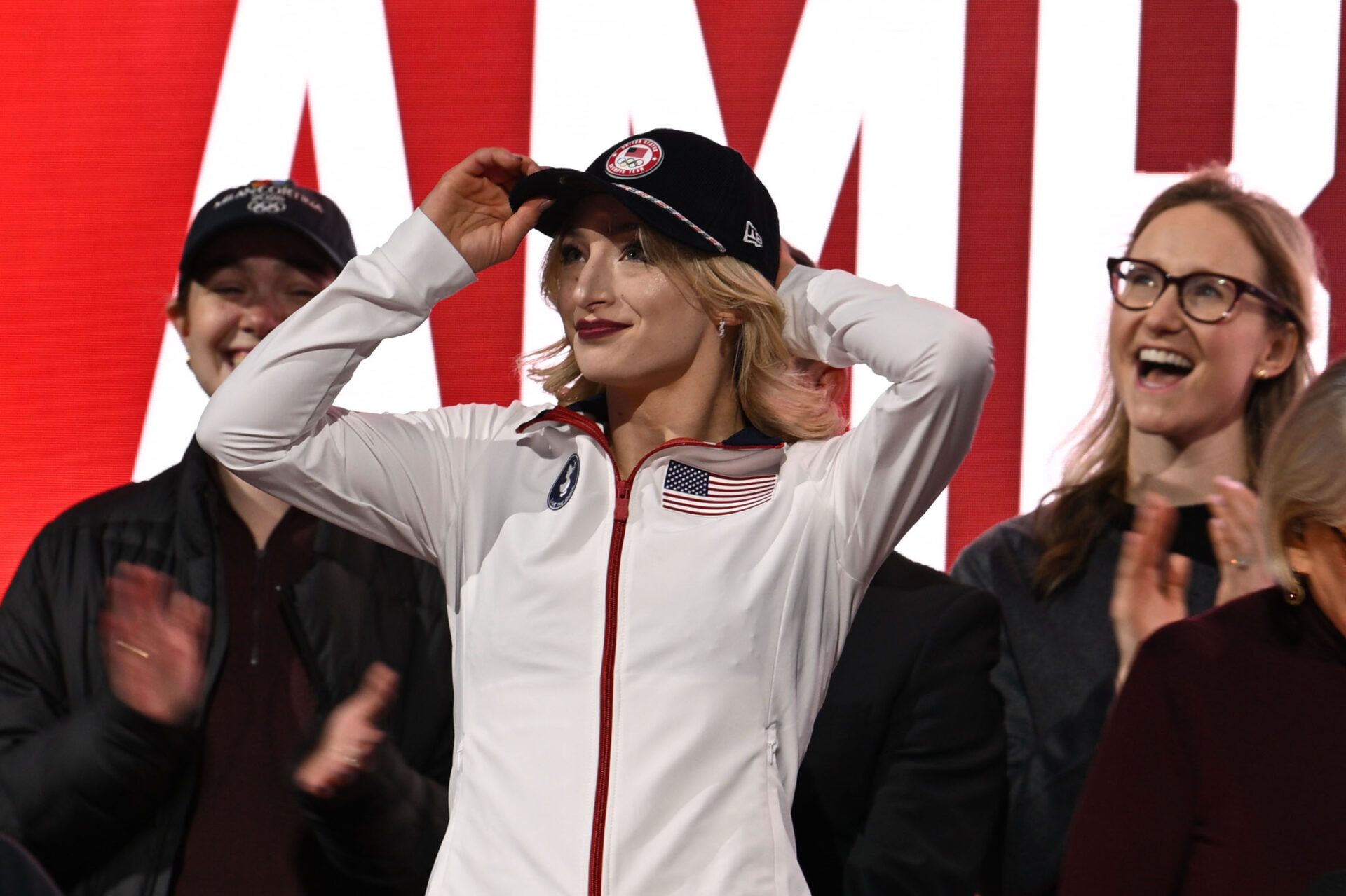 Amber Glenn's sister penned a heartfelt note after the figure skating superstar secured her place in the Team USA roster for next month's Winter Olympics. (Credit: Jeff Le-Imagn Images)