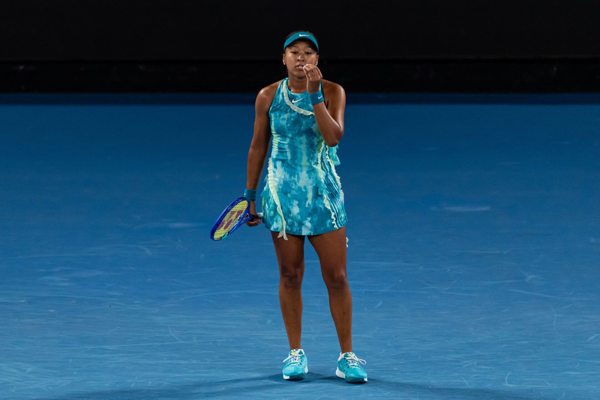 Japanese star Naomi Osaka reveals her mindset and strategic approach that enabled her to secure her first-round win at the Australian Open.