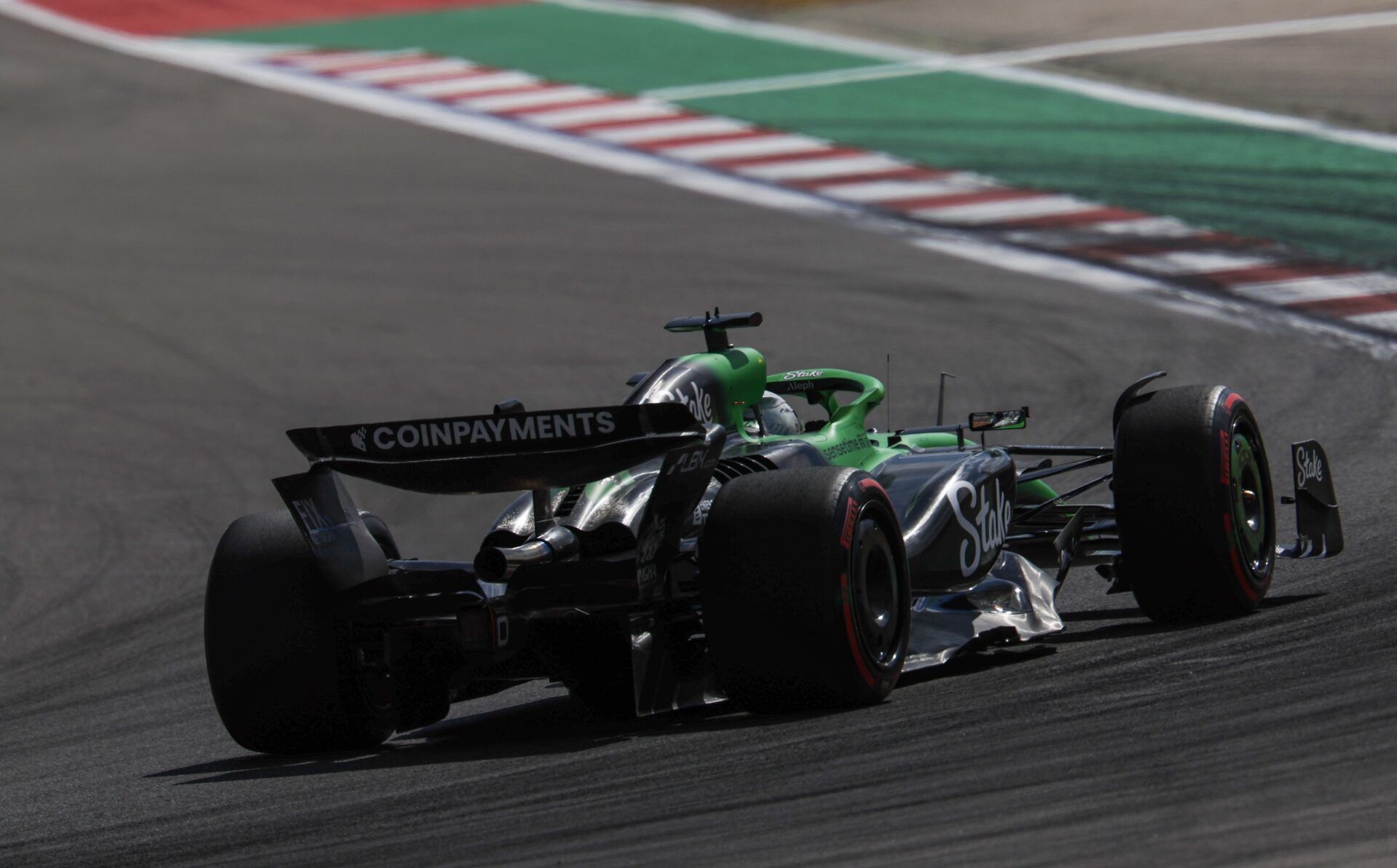 Stake F1 Team Kick Sauber driver Gabriel Bortoleto (5) of Team Brazil  practices for the Grand Prix at Circuit of The Americas Austin.