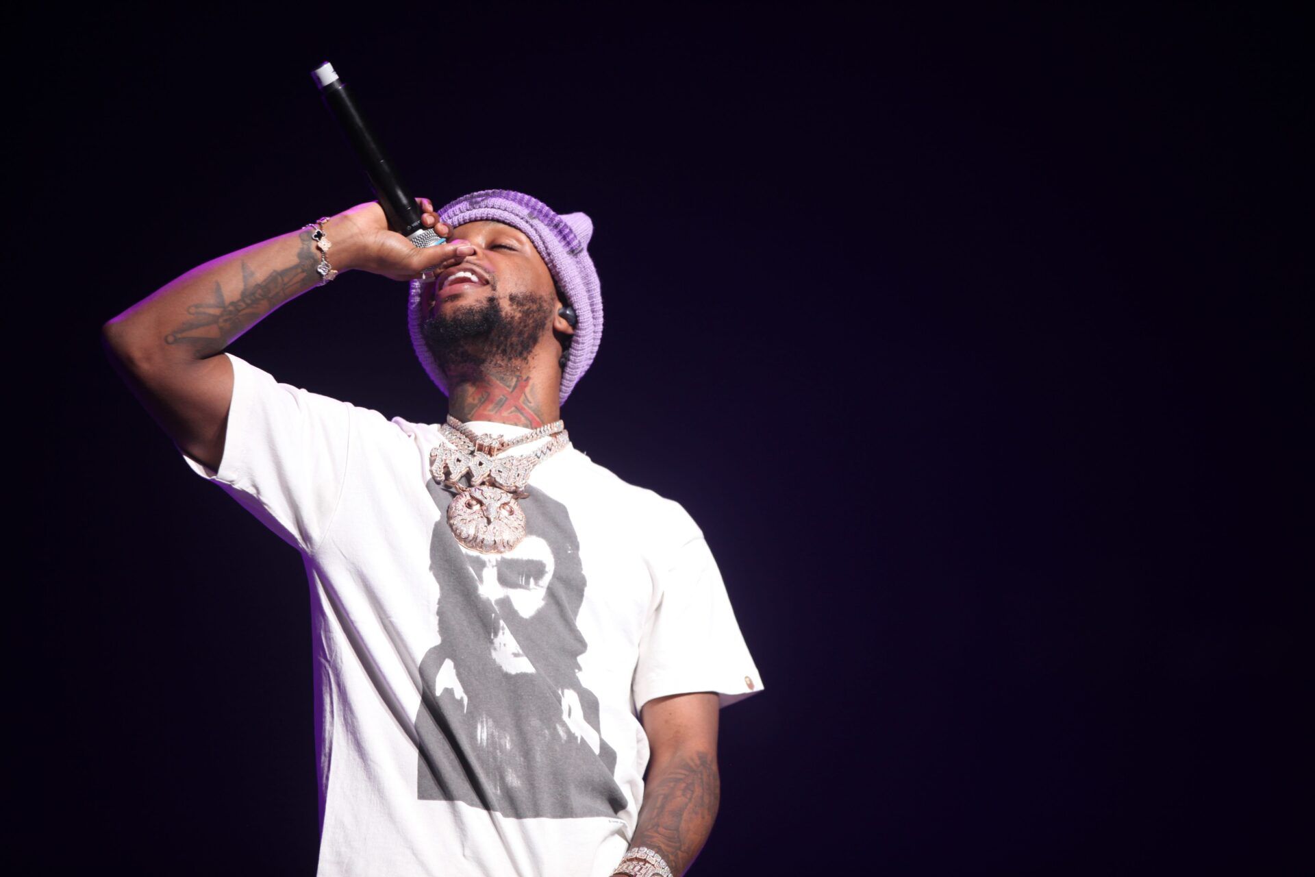 Toosii opens for Rod Wave at Fiserv Forum in Milwaukee on Saturday, Oct. 22, 2023.