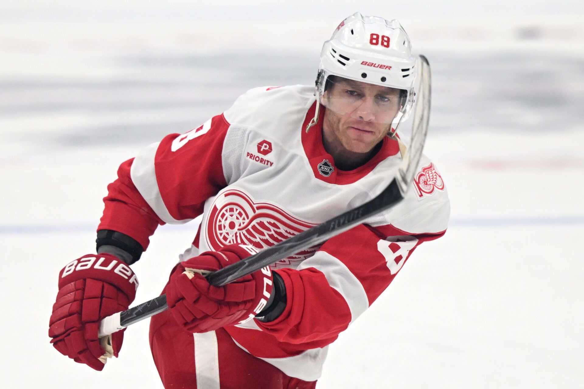 Detroit Red Wings forward Patrick Kane (88) at Scotiabank Arena.