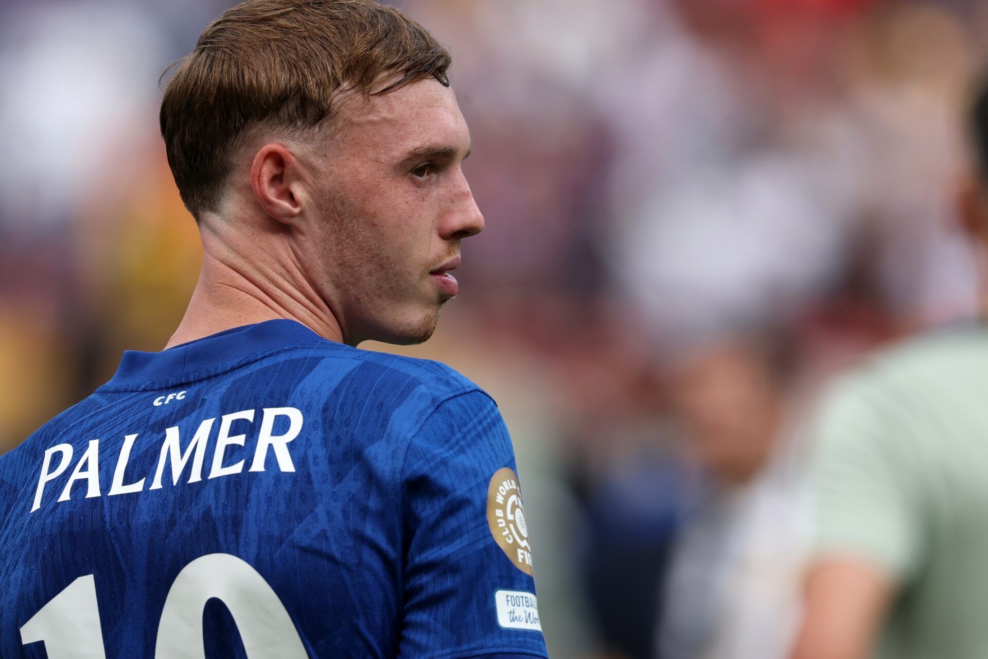 Chelsea FC midfielder Cole Palmer (10) during the final of the 2025 FIFA Club World Cup at MetLife Stadium.