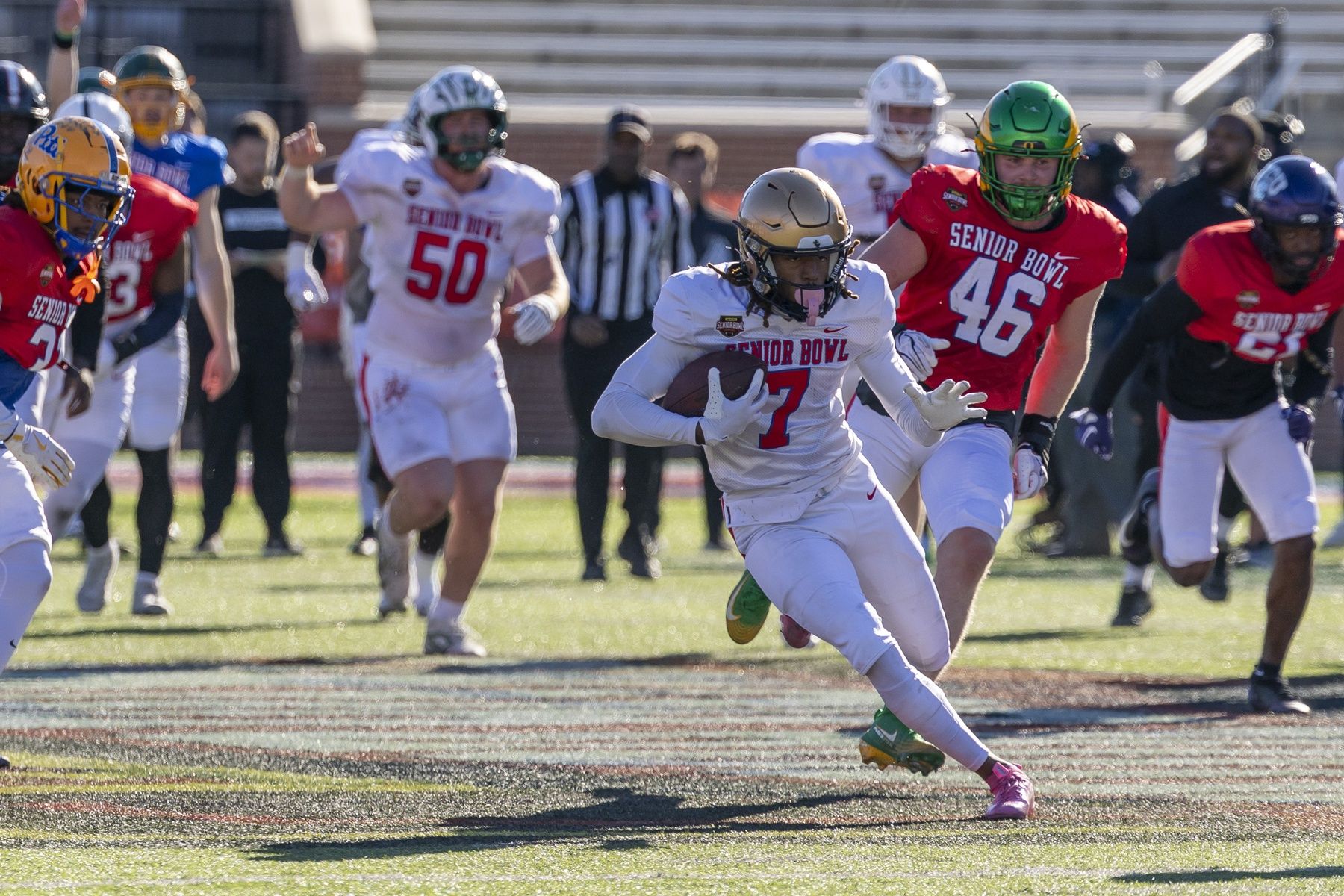 Senior Bowl Day 2 Risers: Tyren Montgomery Has All the Buzz, Caleb ...
