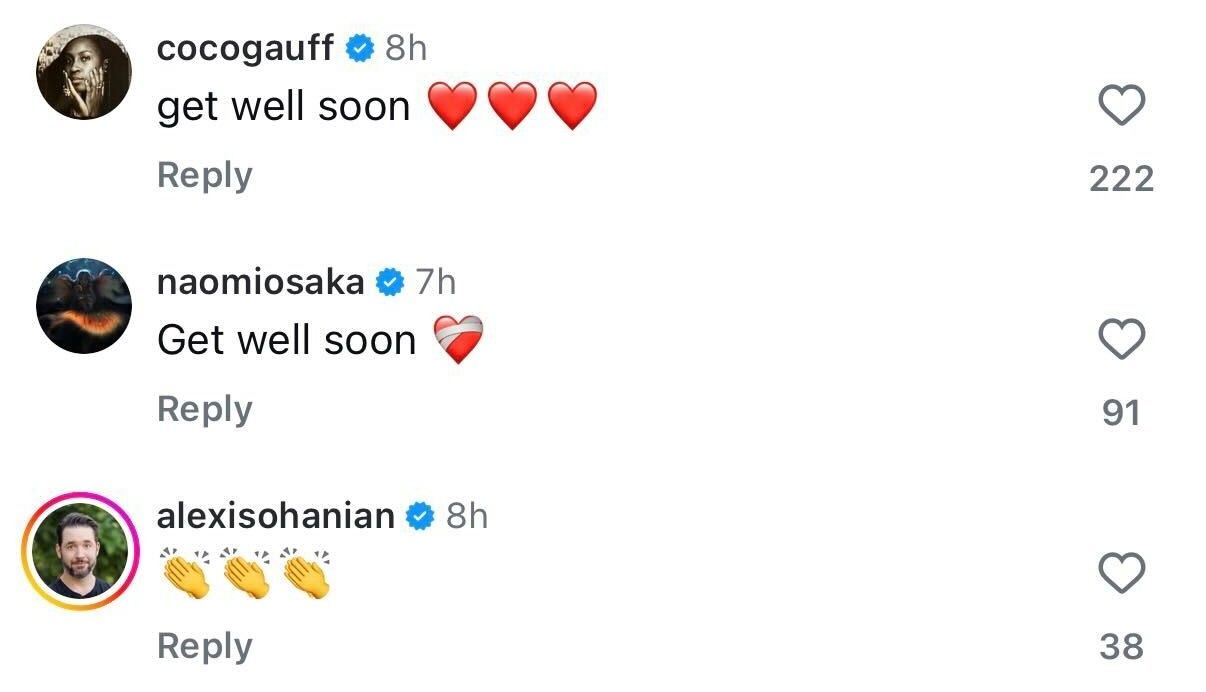 Comments on Lindsey Vonn's Instagram post