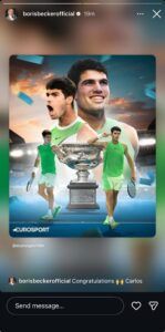 Boris Becker on Instagram