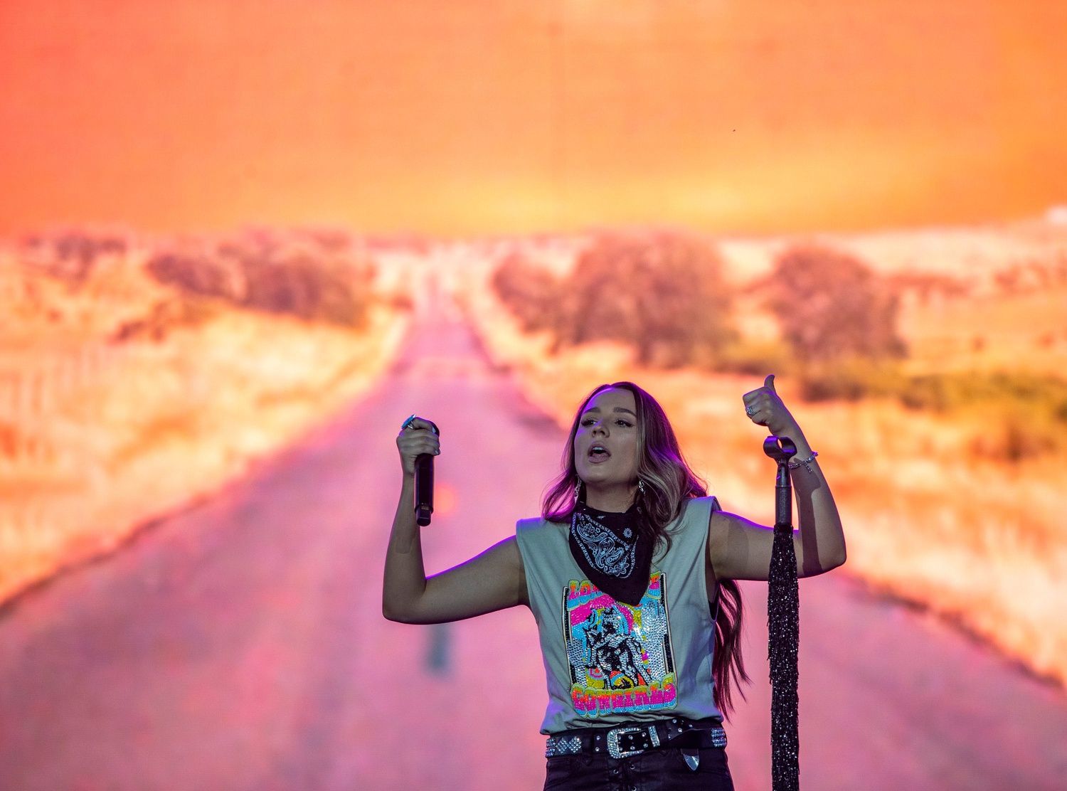 Gabby Barrett performs 