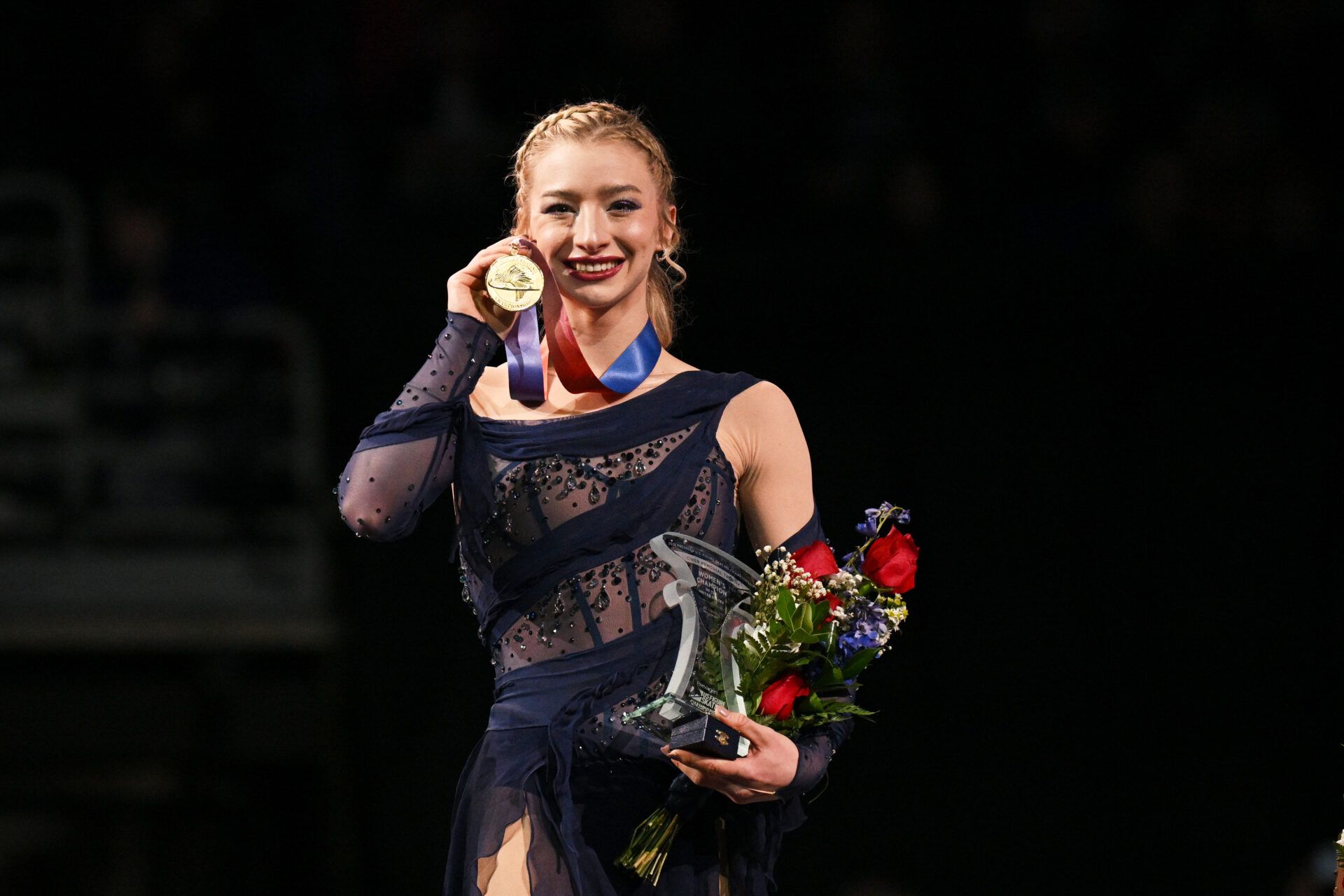 Amber Glenn has opened up about how the figure skating community played a crucial role in helping her find a safe space to embrace herself. Credit: Jeff Le-Imagn Images