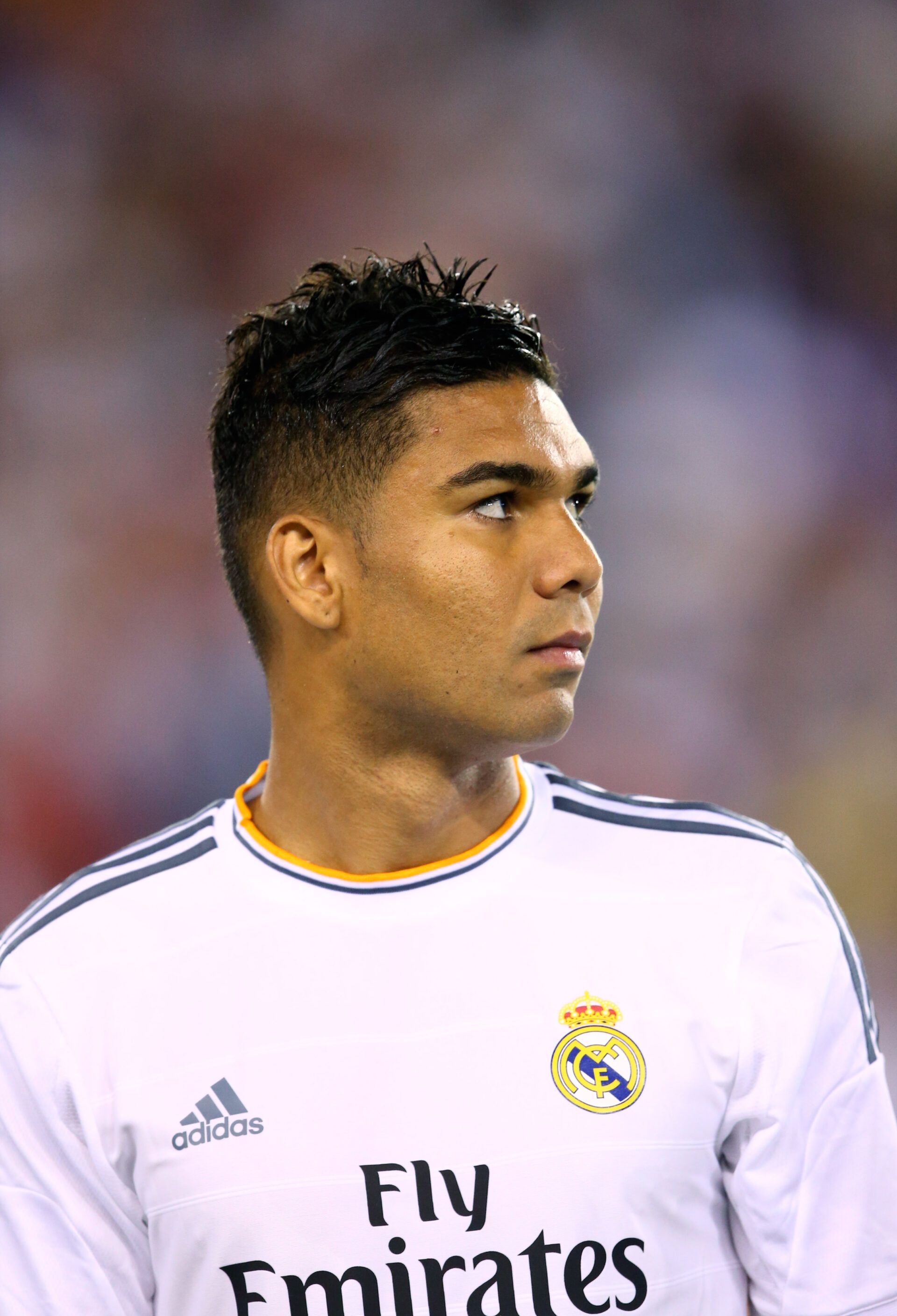 Real Madrid midfielder Casemiro (26) against the Los Angeles Galaxy during a friendly match at the University of Phoenix Stadium. Real Madrid defeated the Galaxy 3-1.