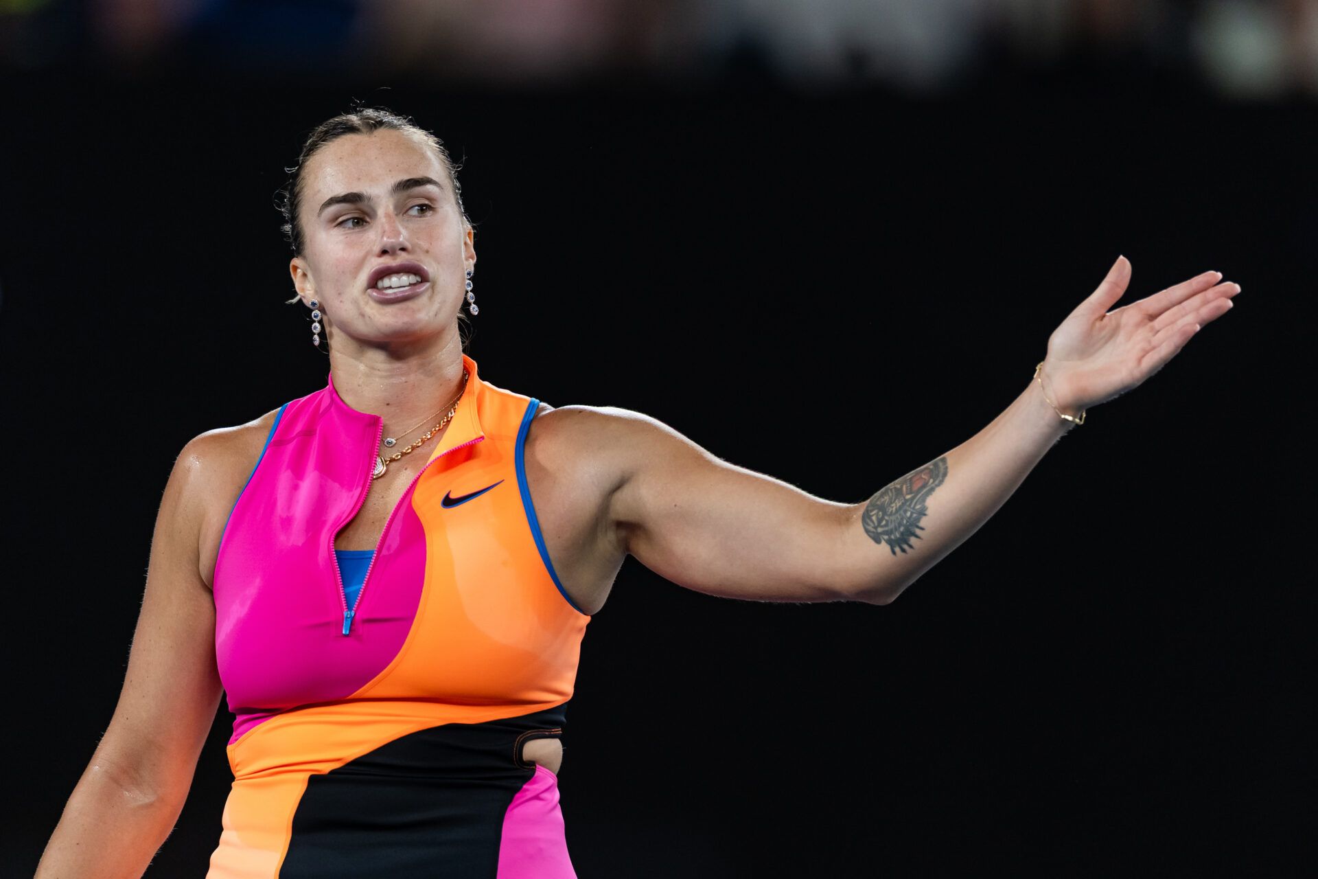 Aryna Sabalenka leads the lengthy list of players who will be missing the 2026 Qatar Open, the first WTA 1000 event of 2026. Credit: Mike Frey-Imagn Images