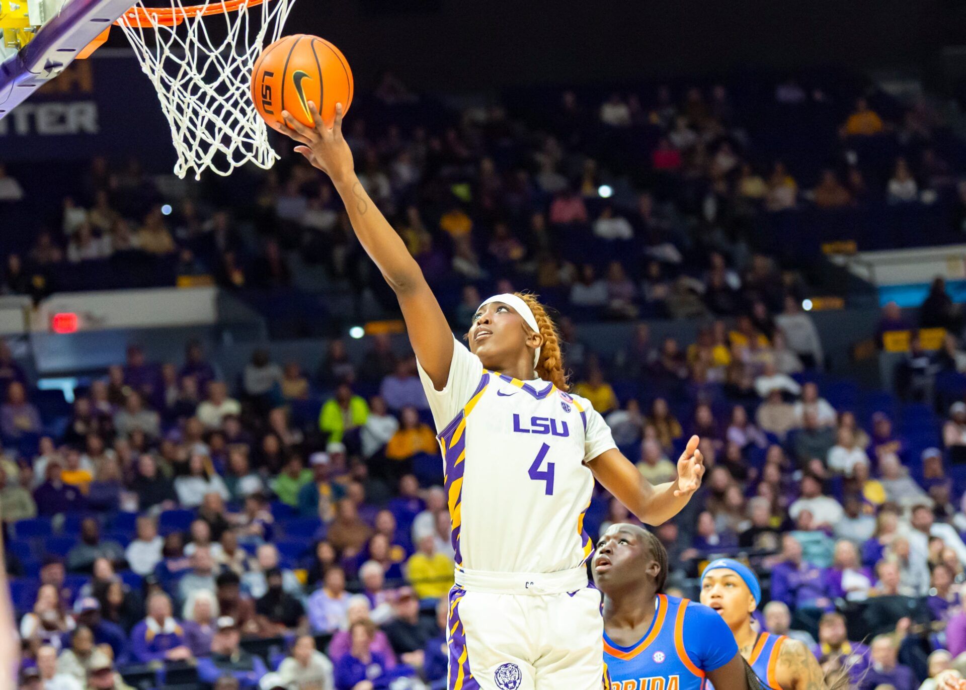Flau'jae Johnson 4, LSU Tigers Women’s Basketball take on the Florida Gators in Baton Rouge, LA. Monday, Jan. 26, 2026.