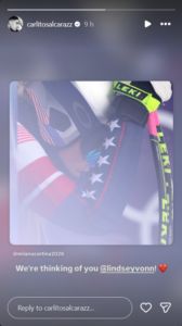 Carlos Alcaraz on Instagram