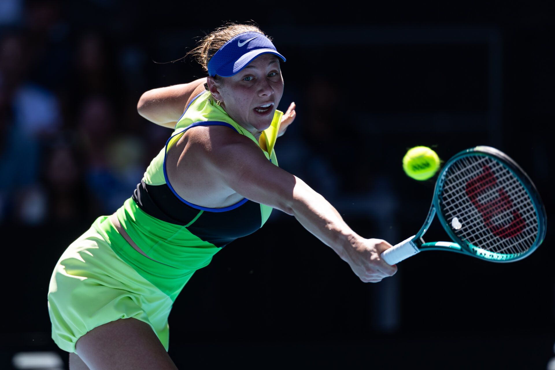 Amanda Anisimova and Emma Raducanu were both forced to retire from their opening matches at the Qatar Open on Monday. Credit: Mike Frey-Imagn Images