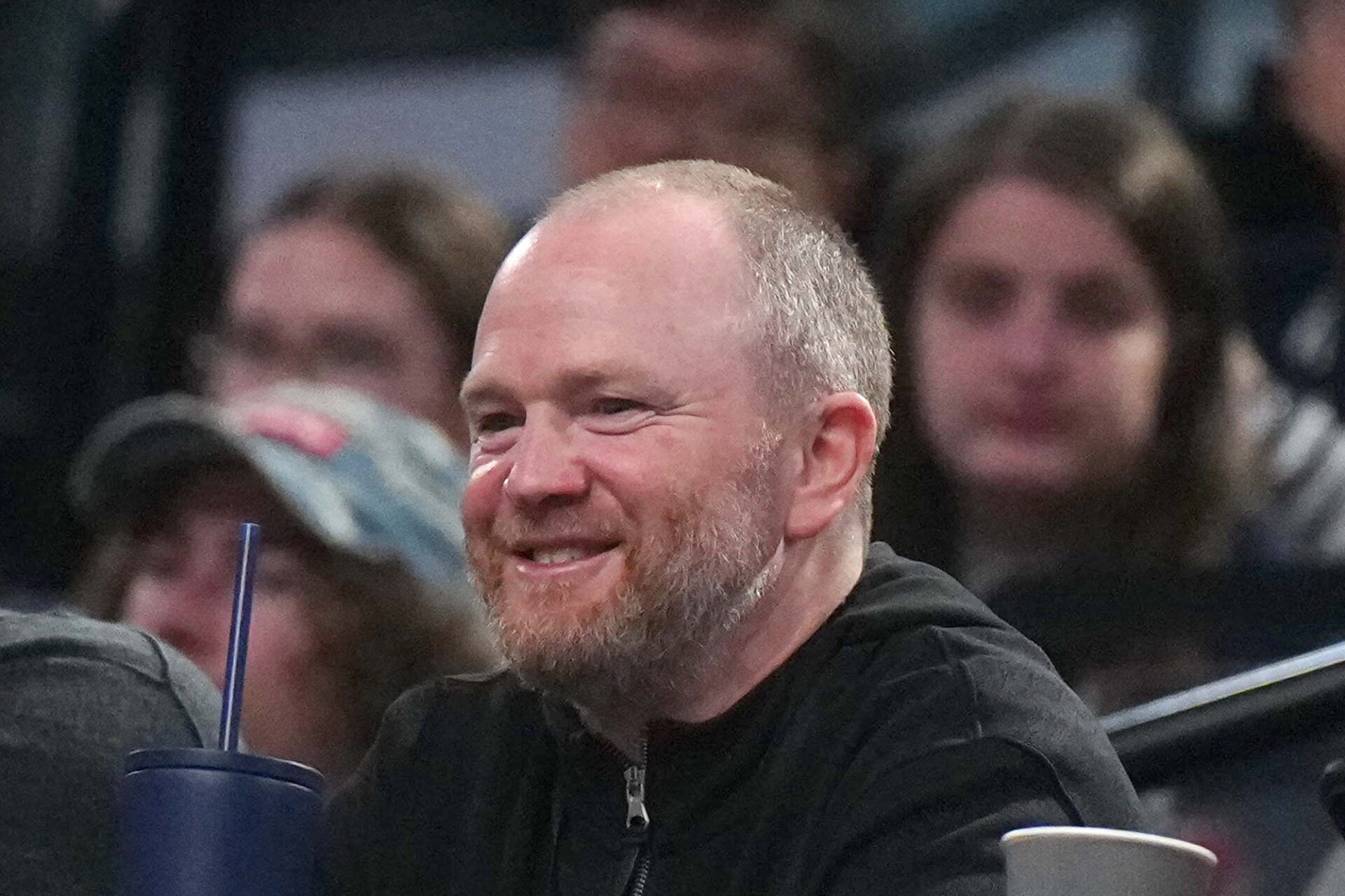 LA Clippers president of basketball operations Lawrence Frank watches in the first half against the Sacramento Kings at Intuit Dome.
