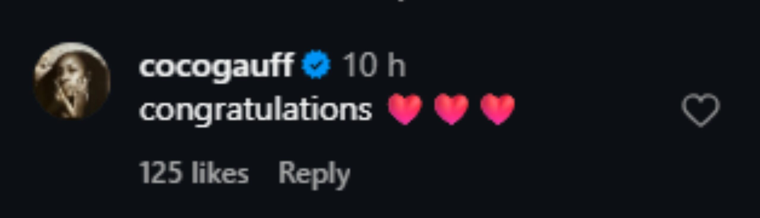 Gauff congratulates Gu